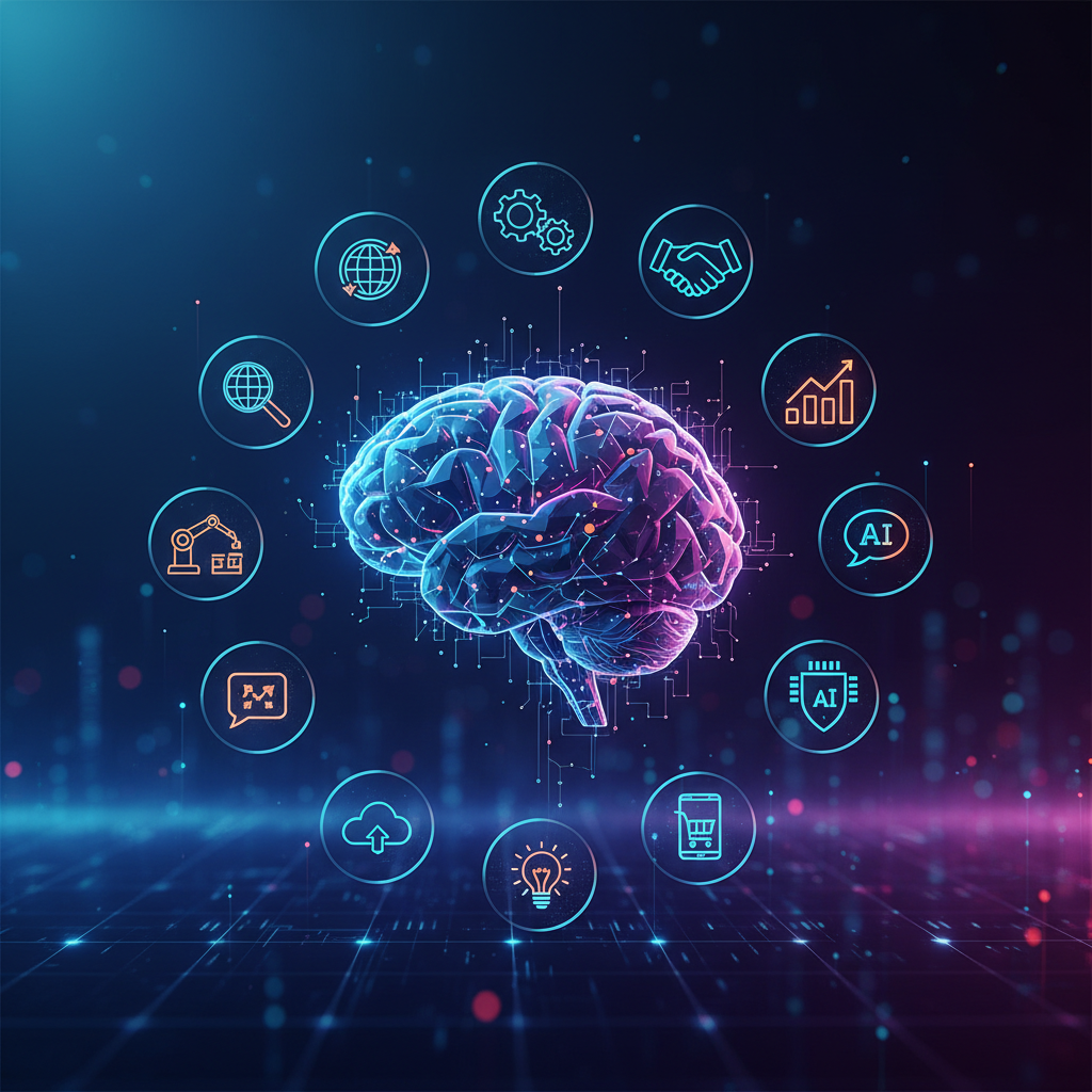 中小企業のAI活用事例10選｜Web集客・業務効率化の成功パターン アイキャッチ